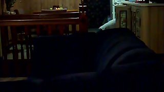 Hot amateur wife sex valentine day screw on couch at home