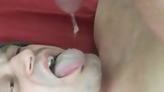 Swallowing my own sperm after masturbation