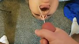 Stacey rimjob facefuck and hefty facial