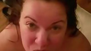 Fast blowjob and facial from wifey