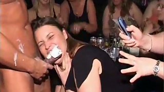 Girls blowing cocks at hen party