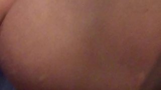 Two loads of cum on my wife's tits